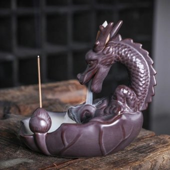 Подставка для благовоний из керамики "Дракон, стелющийся дым" Luxury Gift 162868