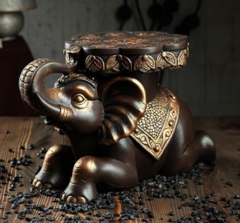 Напольная подставка "Индийский слон" h=26 см Luxury Gift