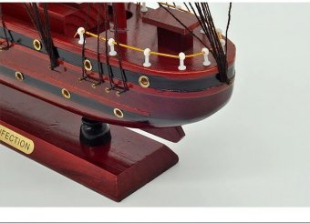 Модель парусного корабля Confection 45*42 см, коричнево-черный