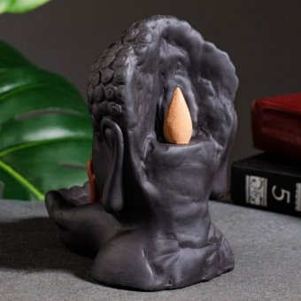 Подставка для благовоний "Голова Будды" Luxury Gift, керамика H=14 см