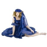 Фарфоровая кукла MARIGIO blu Giulia, h=35 см