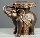 Напольная подставка "Слон" h=33 см Luxury Gift