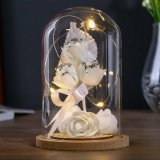 Ночник "Белые розы" Luxury Gift, LED, 14 х 9,5 см, от батареек