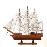 Модель парусного корабля Confection 45*42 см, бежевый