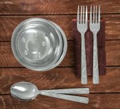 Набор посуды для пикника "Лучший охотник", 11 предметов
