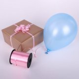 Лента упаковочная декоративная для шаров и подарков, 5 мм х 500 м, розовая, ЗОЛОТАЯ СКАЗКА, 591812