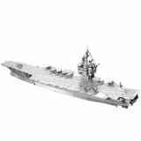 3D пазл металлический "Ударный авианосец USS Enterprise (CVN-65)" Luxury Gift, сборная модель