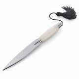 Нож для открывания писем, костяная ручка, шелковая кисточка Dalvey 00745