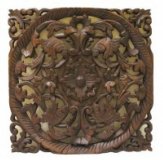 Панно резное деревянное "Орнамент восточный" 3-119-580