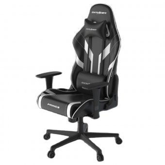 Кресло компьютерное игровое DXRacer OH/P88/NW черно-белое