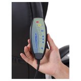 Кресло офисное BRABIX "Comfort MS-003", 6 массажных модулей, экокожа, черное, 532521