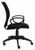 Кресло офисное черное Бюрократ CH-599AXSN/TW-11