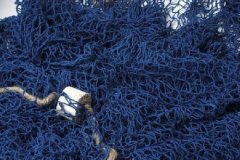 Декоративная рыболовная сеть, синяя, 340*340 см
